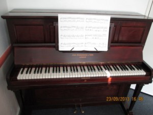 Pretty Broadwood upright. Tuned by Underwater Piano Shop Sept. 7th 2013